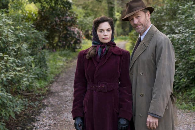 Keep it in the family: Ruth Wilson, alongside Iain Glen, as her own grandmother in the biographical ‘Mrs Wilson’