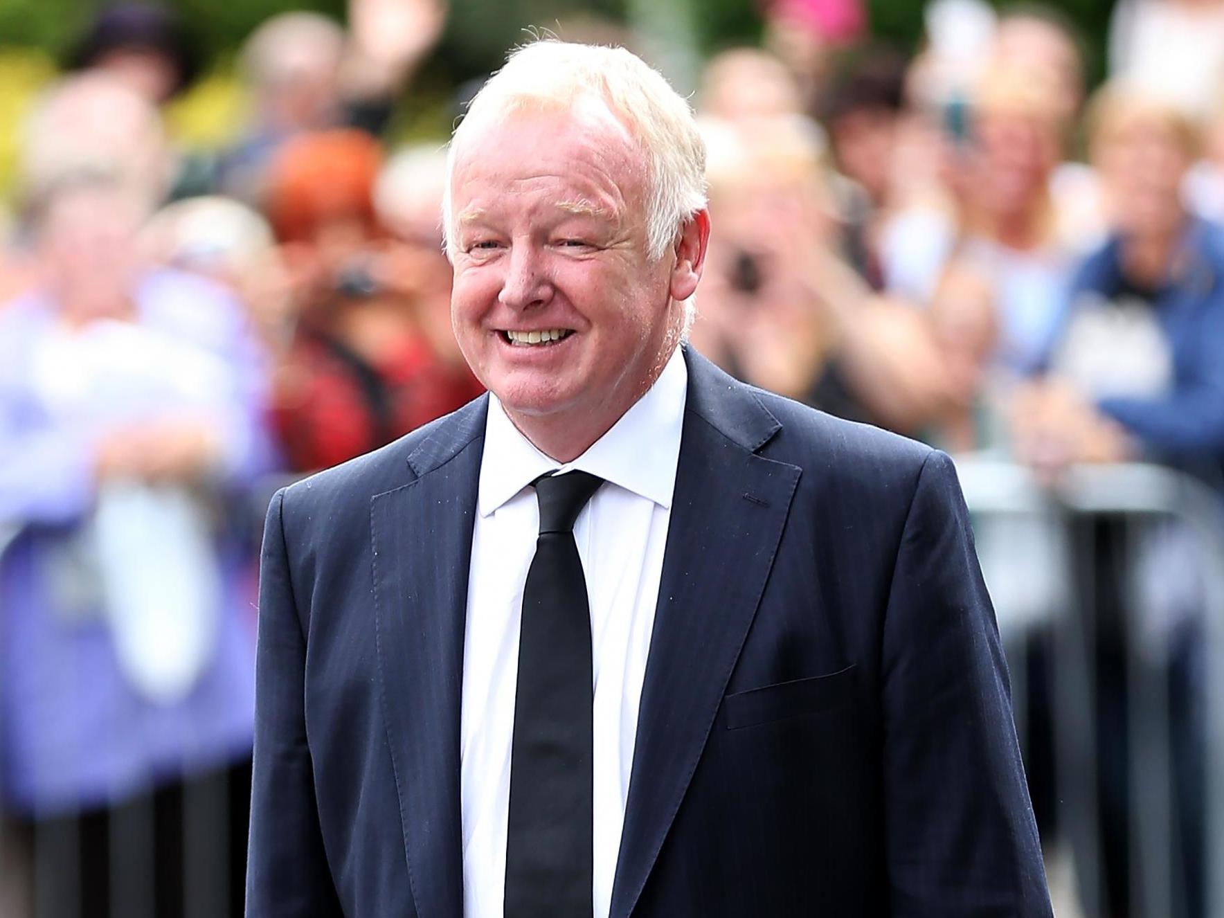 Les Dennis denies spray painting his own name in large letters across Norwich
