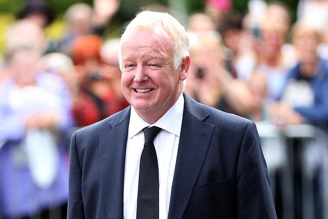 Les Dennis denies spray painting his own name in large letters across Norwich