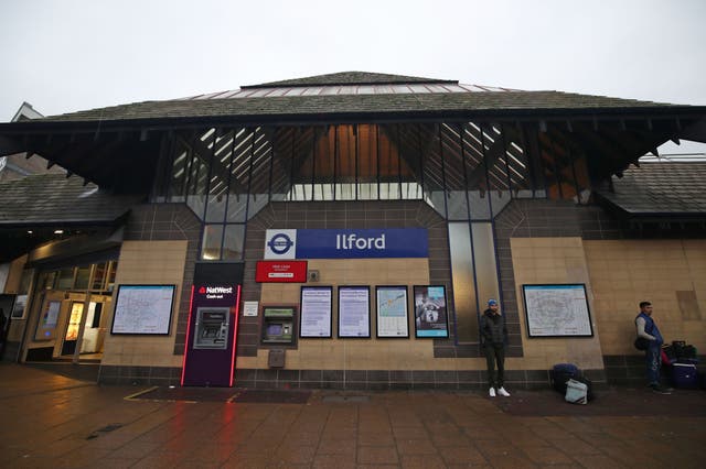 Police officer attacked with a knife outside Ilford station