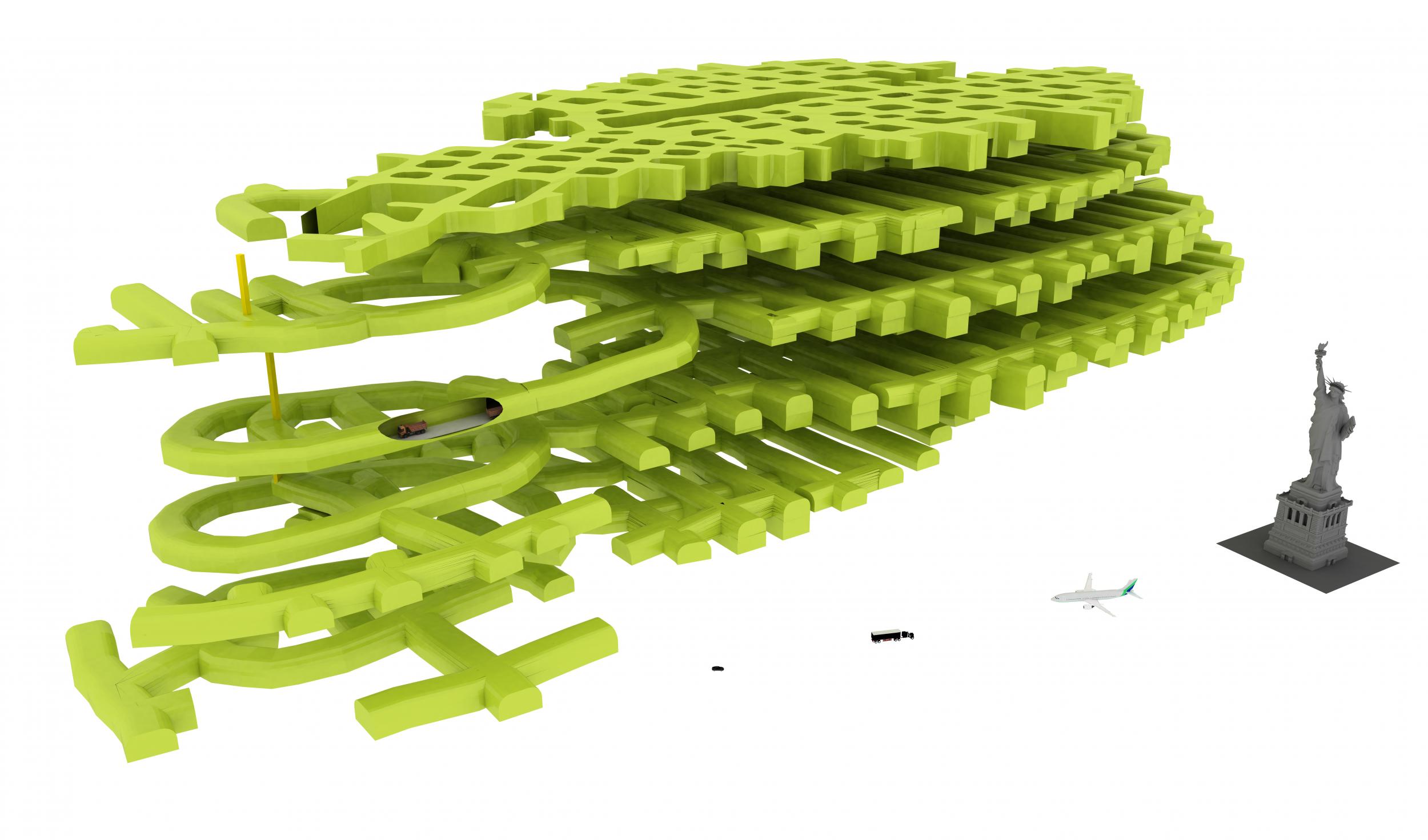 The 28km tunnels are the same length as all the corridors in the Pentagon combined (Lefdal Mine Datacentre)