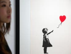 Banksy works worth £12m seized from exhibition in former supermarket