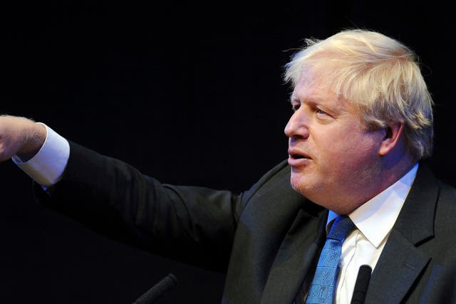 Boris Johnson told delegates at the DUP conference that the country was “on the verge of making a historic mistake"