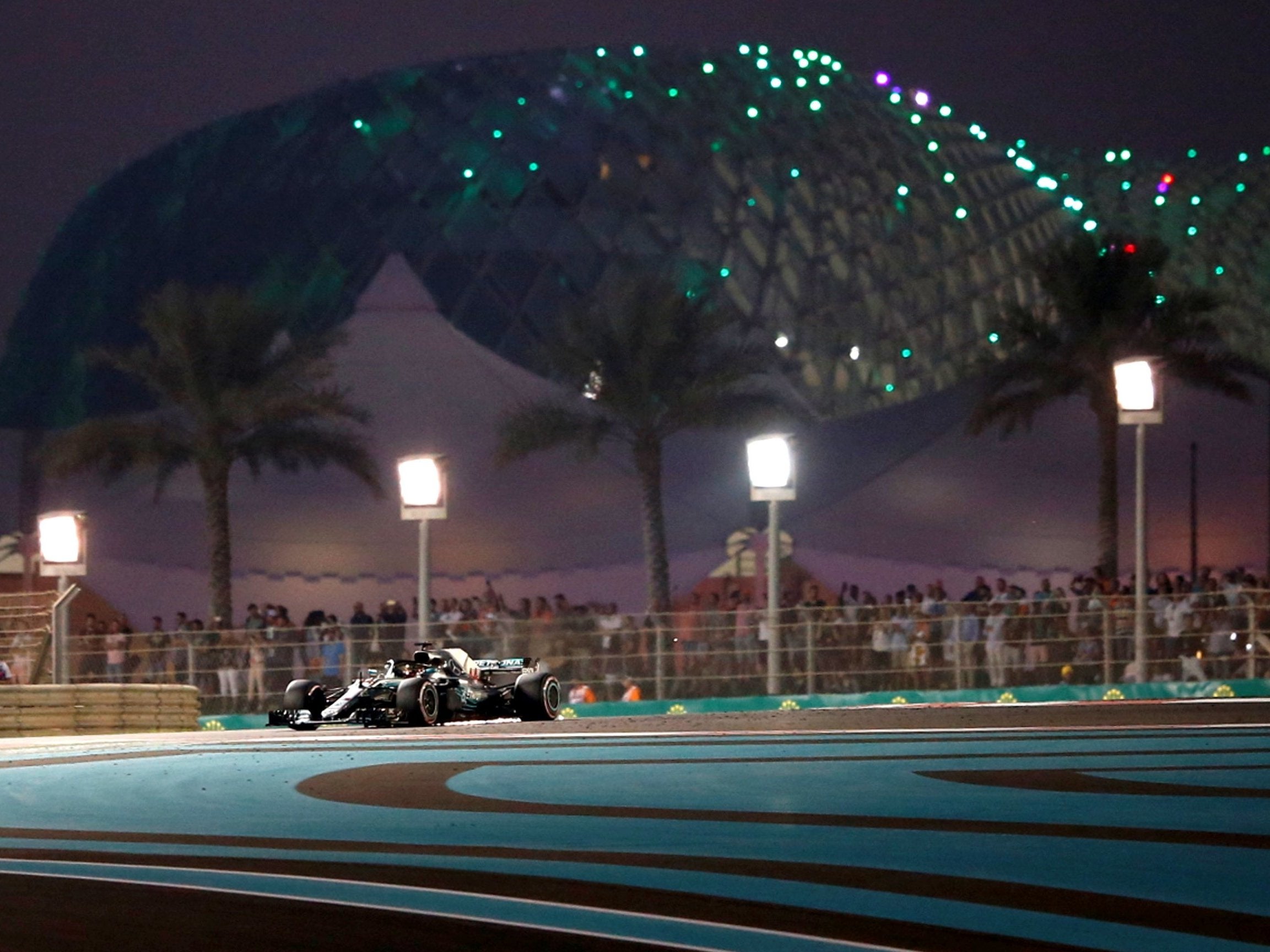 Hamilton comfortably steered his Mercedes onto pole
