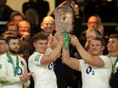Farrell at centre of controversy again but England sign off in style