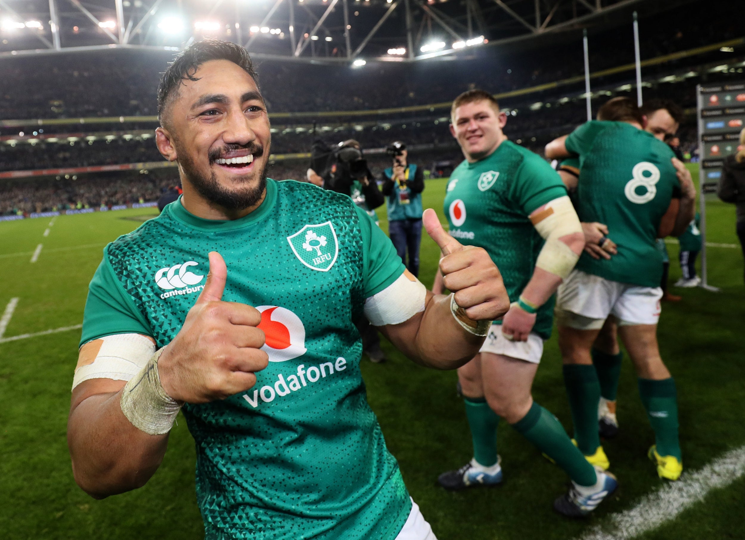 Aki was a key figure in Ireland's win over New Zealand last November