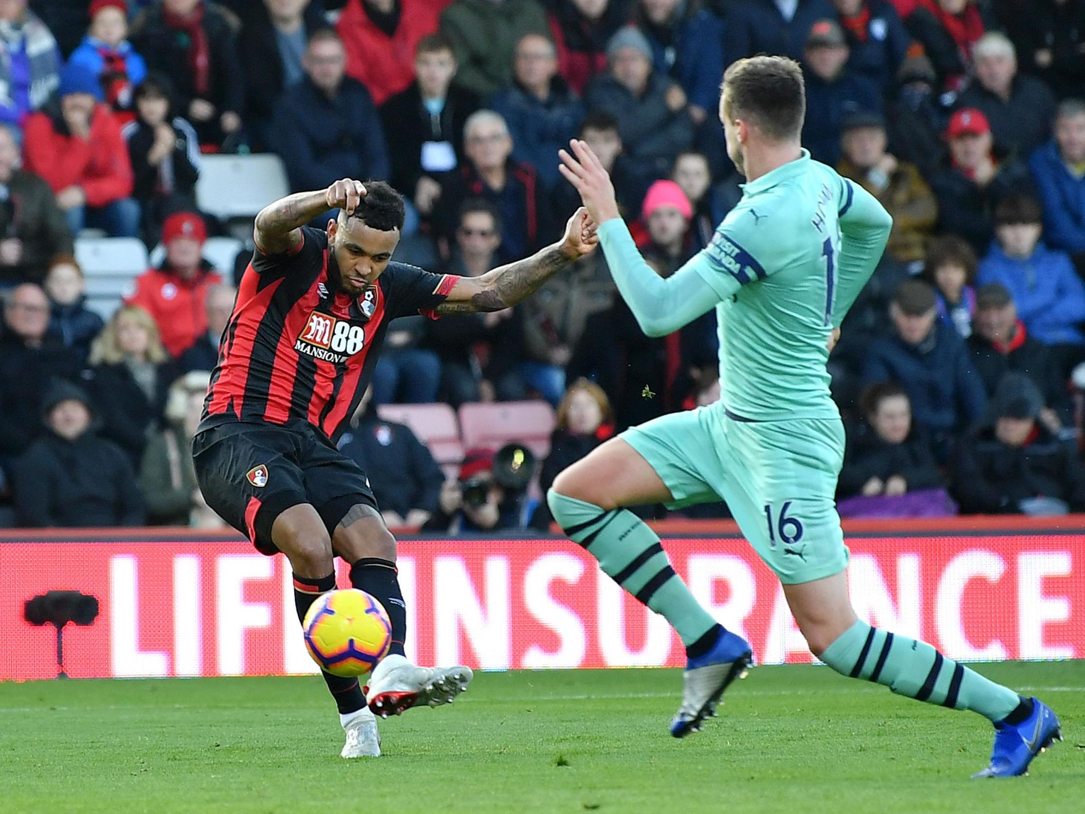 Joshua King drew Bournemouth level with a sweeping left-footed strike