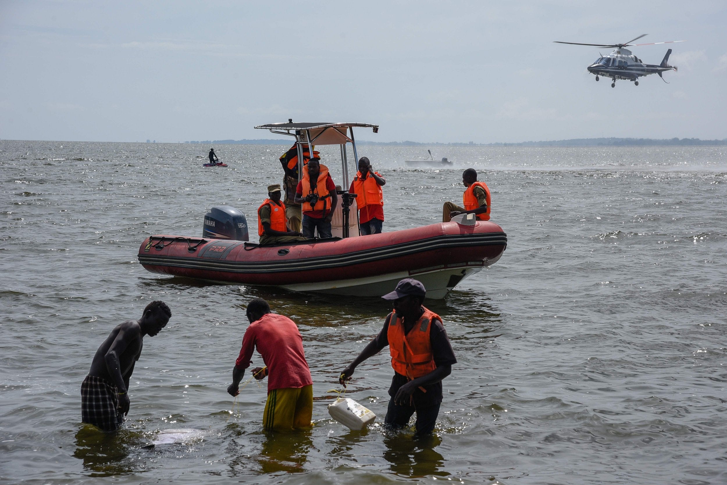 Pleasure Boat Sinks On Lake Victoria In Uganda Leaving At