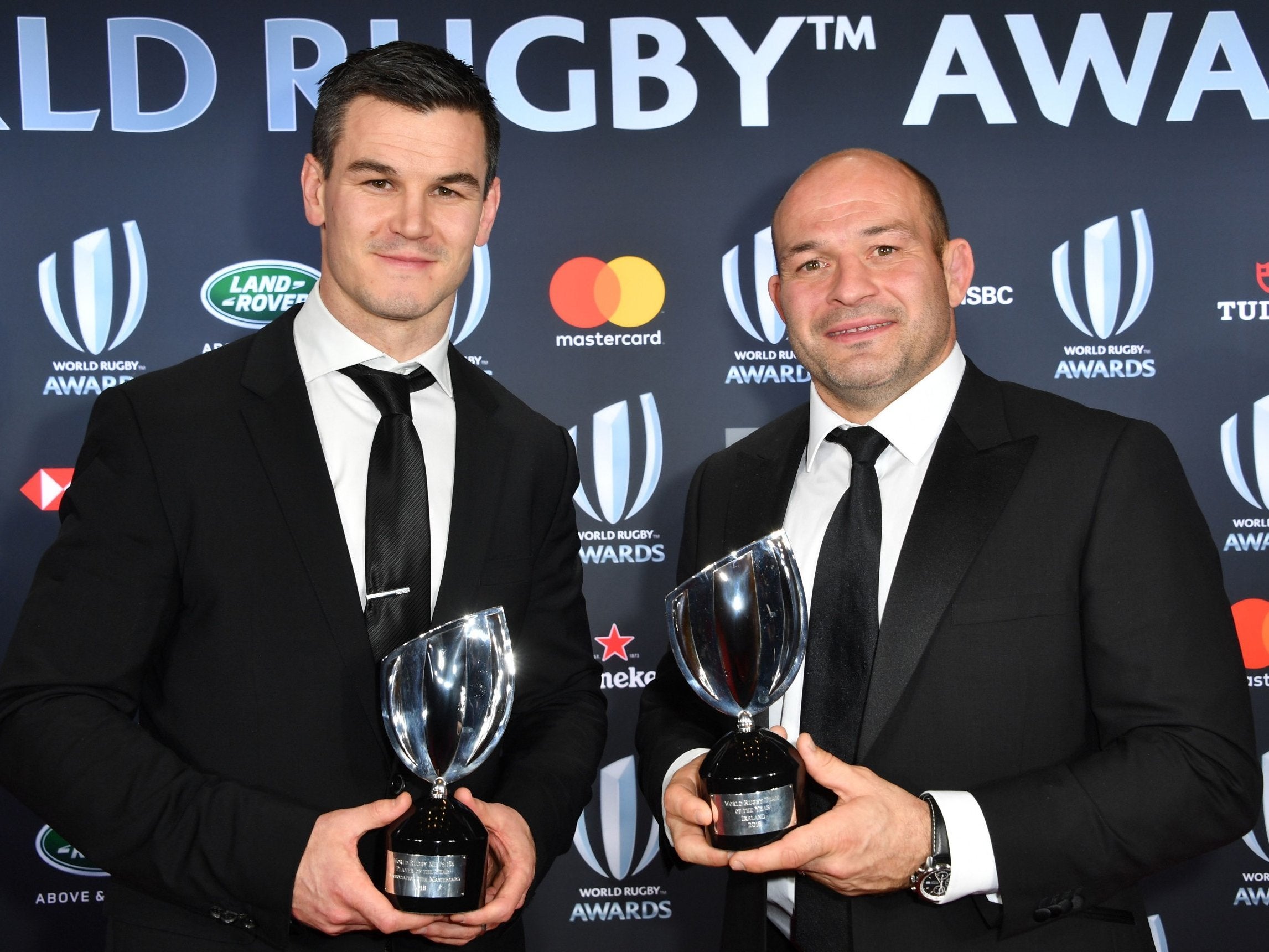 Johnny Sexton was named Player of the Year with Rory Best picking up the team award for Ireland