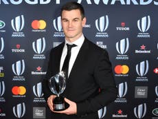 Sexton named Player of the Year as Ireland sweep World Rugby awards