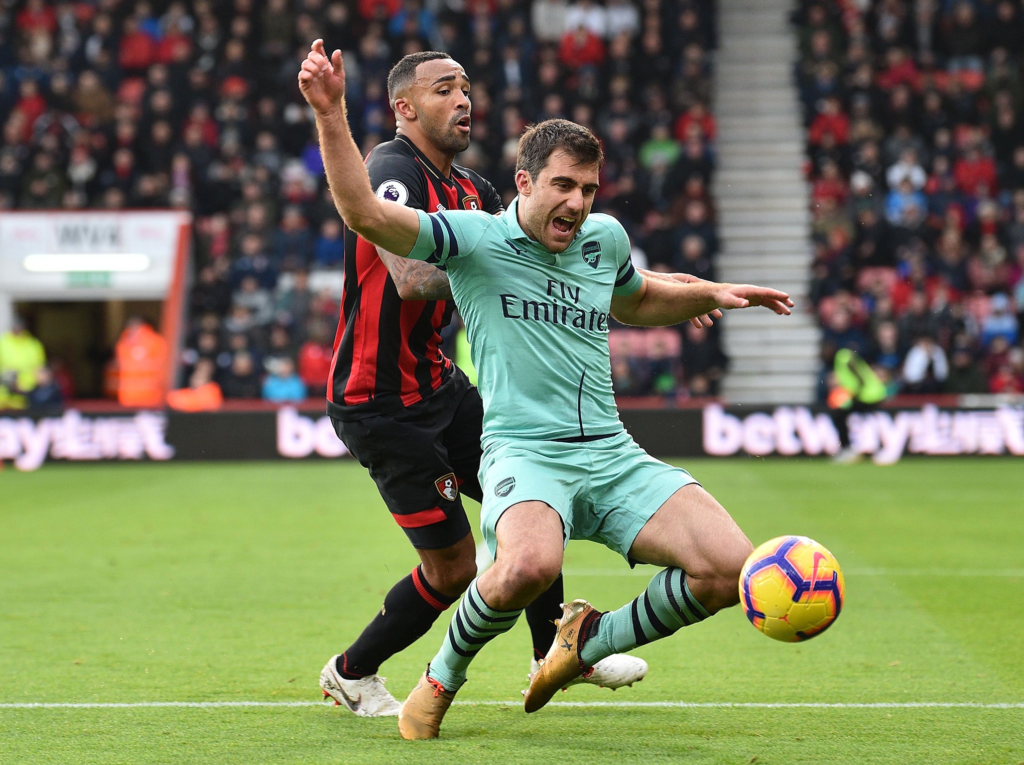 Sokratis returned from injury this weekend
