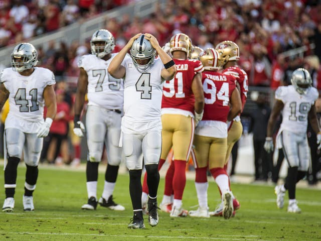 The Raiders’ defeat by the San Francisco 49ers earlier this month triggered much adverse comment