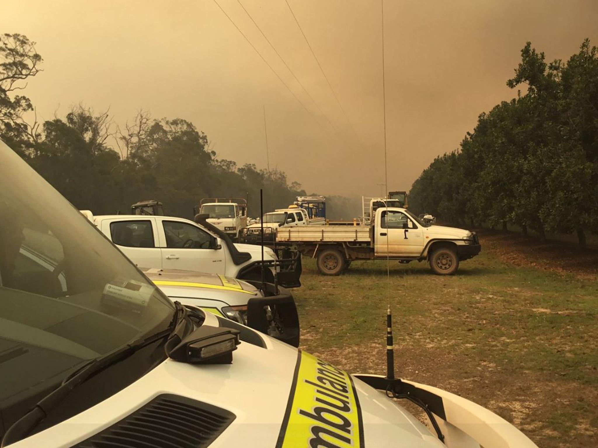 The fire has burnt through approximately 17,000 hectares in the Deepwater National Park