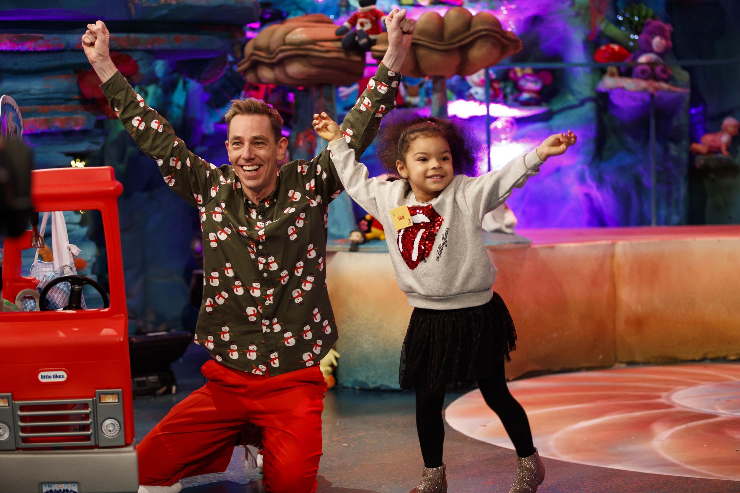 Ryan Tubridy unleashes his inner kid once a year in a TV special which sees Irish children testing the best toys on offer