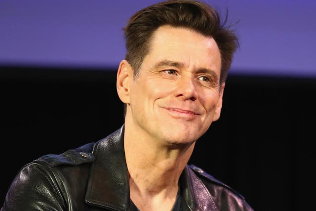 Jim Carrey attends 'Jim Carrey In Conversation with Jerry Saltz' during Vulture Festival Presented By AT&T at Hollywood Roosevelt Hotel on 18 November, 2018 in Hollywood, California.