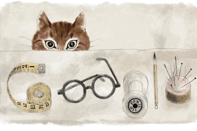 Tuesday's Google Doodle is paying tribute to the Japanese-French painter Léonard Tsuguharu Foujita.