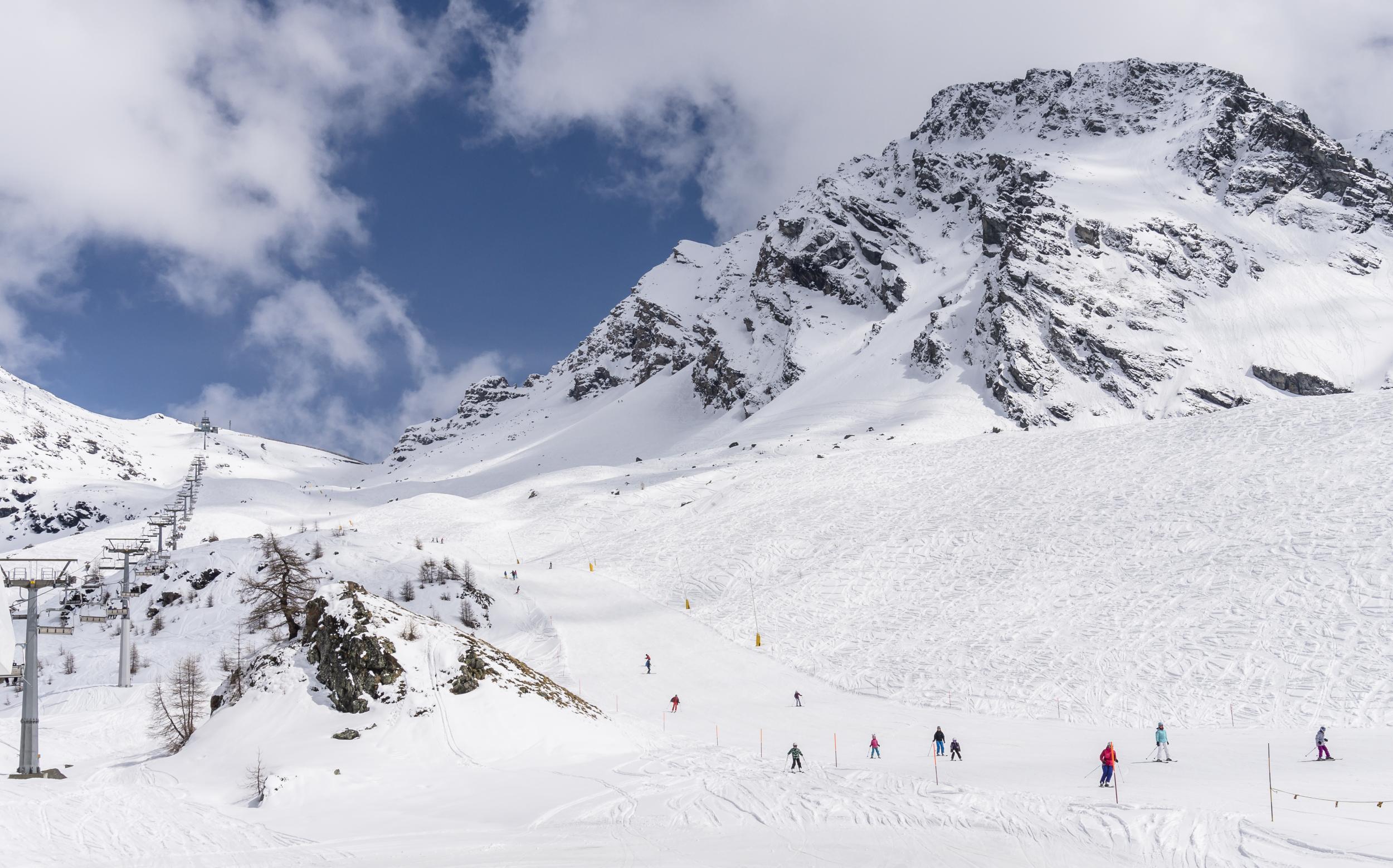 Gressoney is a family-friendly ski resort in Italy