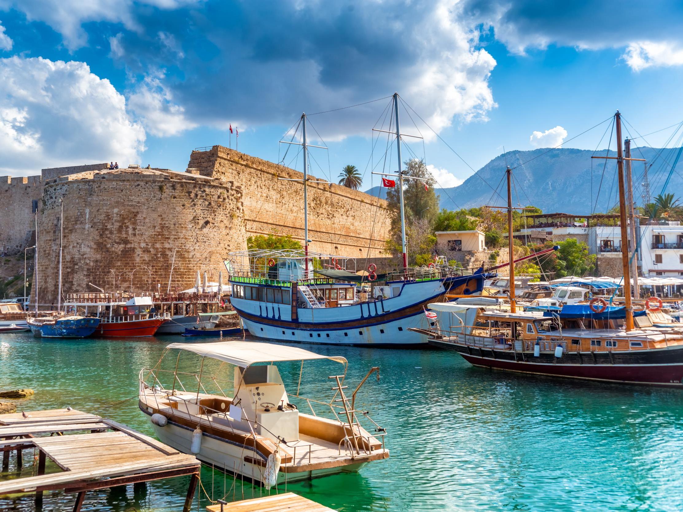 The harbour town of Kyrenia, Northern Cyprus