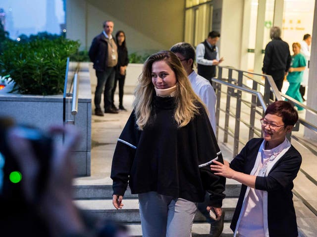 Sophia Floersch is returning home - just eight days after the crash