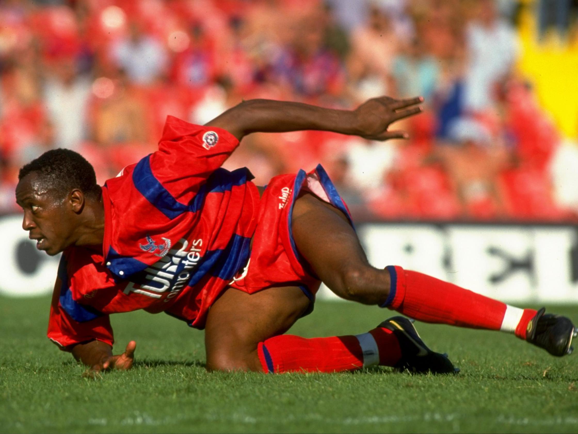 Ian Wright during his Crystal Palace days