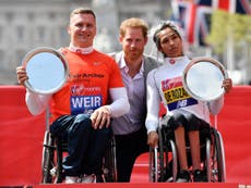 Weir reveals how wheelchair racing saved him from depression