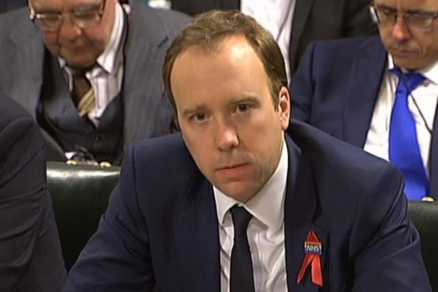 Matt Hancock went before MPs to discuss the health service's preparations for Brexit