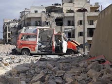 Syrian and Russian forces 'deliberately targeted ambulances' 