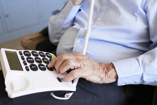 The majority of people using directory enquiry services are elderly
