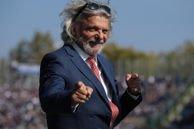 Massimo Ferrero is under investigation by the Italian financial authorities