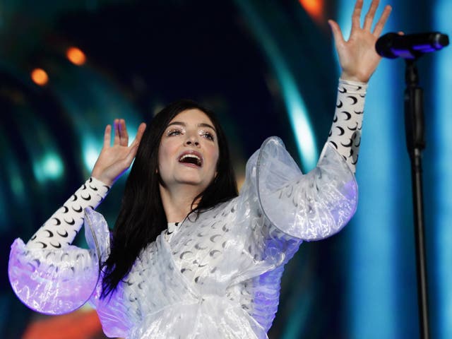 Lorde performs during her concert at the Corona Capital Music Festival in Mexico City in November 2018