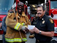 Fury and Wilder donate tickets to California wildfires firefighters