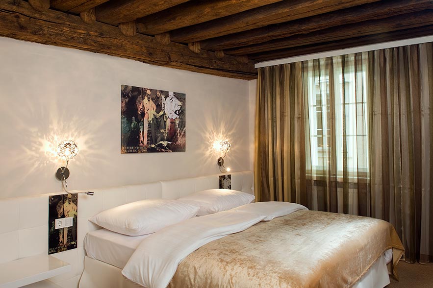 Boutique Hotel am Dom occupies a 14th-century townhouse