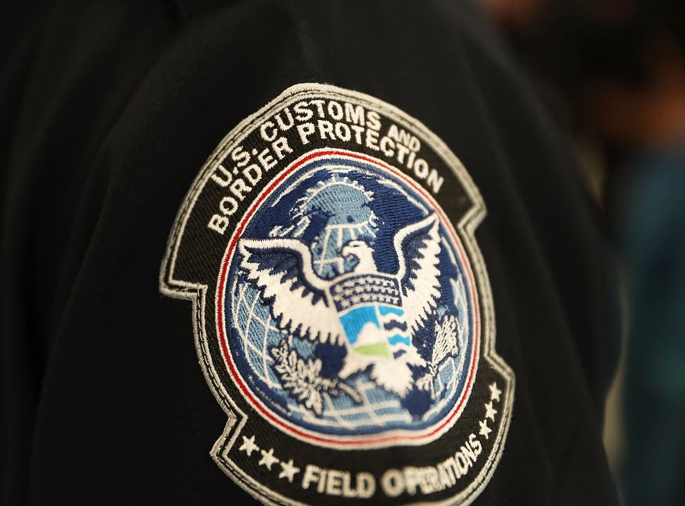A US customs and border protection officer