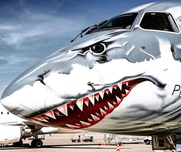 Embraer's 'shark plane' is the coolest aircraft in the…