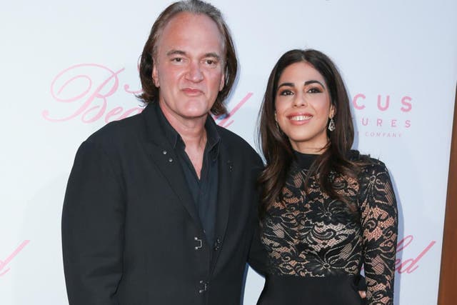 Director Quentin Tarantino and Daniella Pick attend the premiere of Focus Features' "The Beguiled" at Directors Guild Of America on 12 June, 2017 in Los Angeles, California.