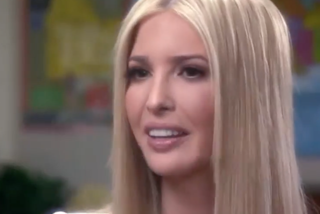White House advisor Ivanka Trump says there is nothing similar between her use of a private email server for government emails and what Hillary Clinton did.