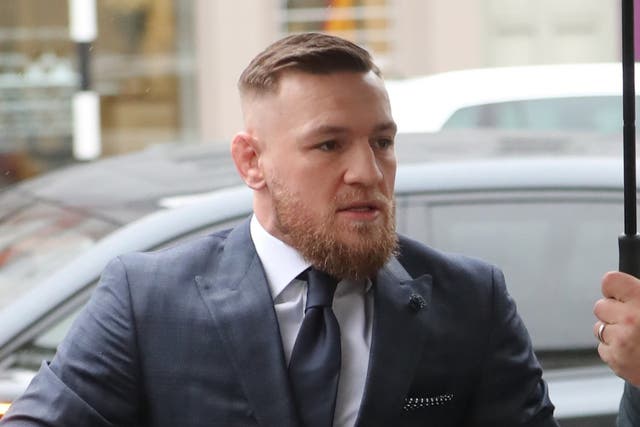 Conor McGregor arrives at Naas district court in Co Kildare