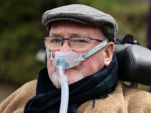 Noel Conway lost his court battle but he has called on the government to change the law