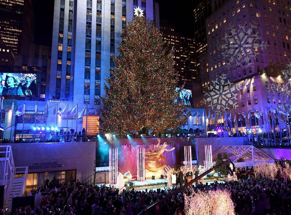 The Rockefeller Tree will be lit today (Getty)