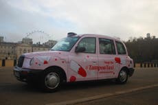 ‘Tampon taxi’ to distribute sanitary products to homeless women 