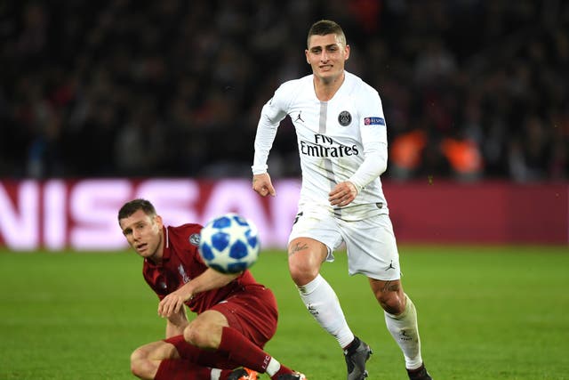 Marco Verratti has sprained his ankle