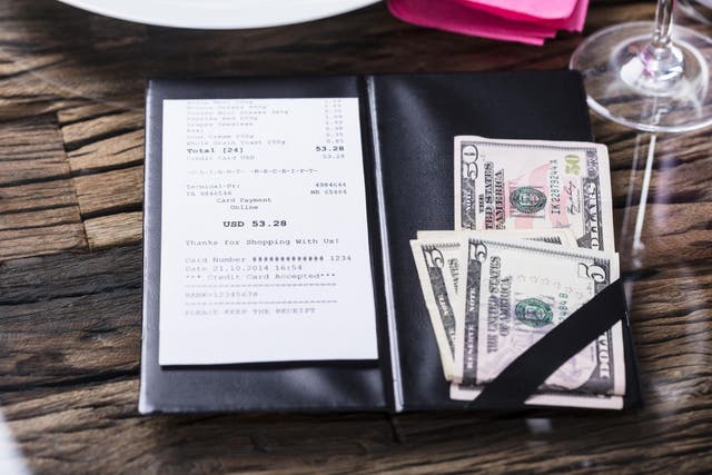This is how much you actually need to tip in the US (Stock)