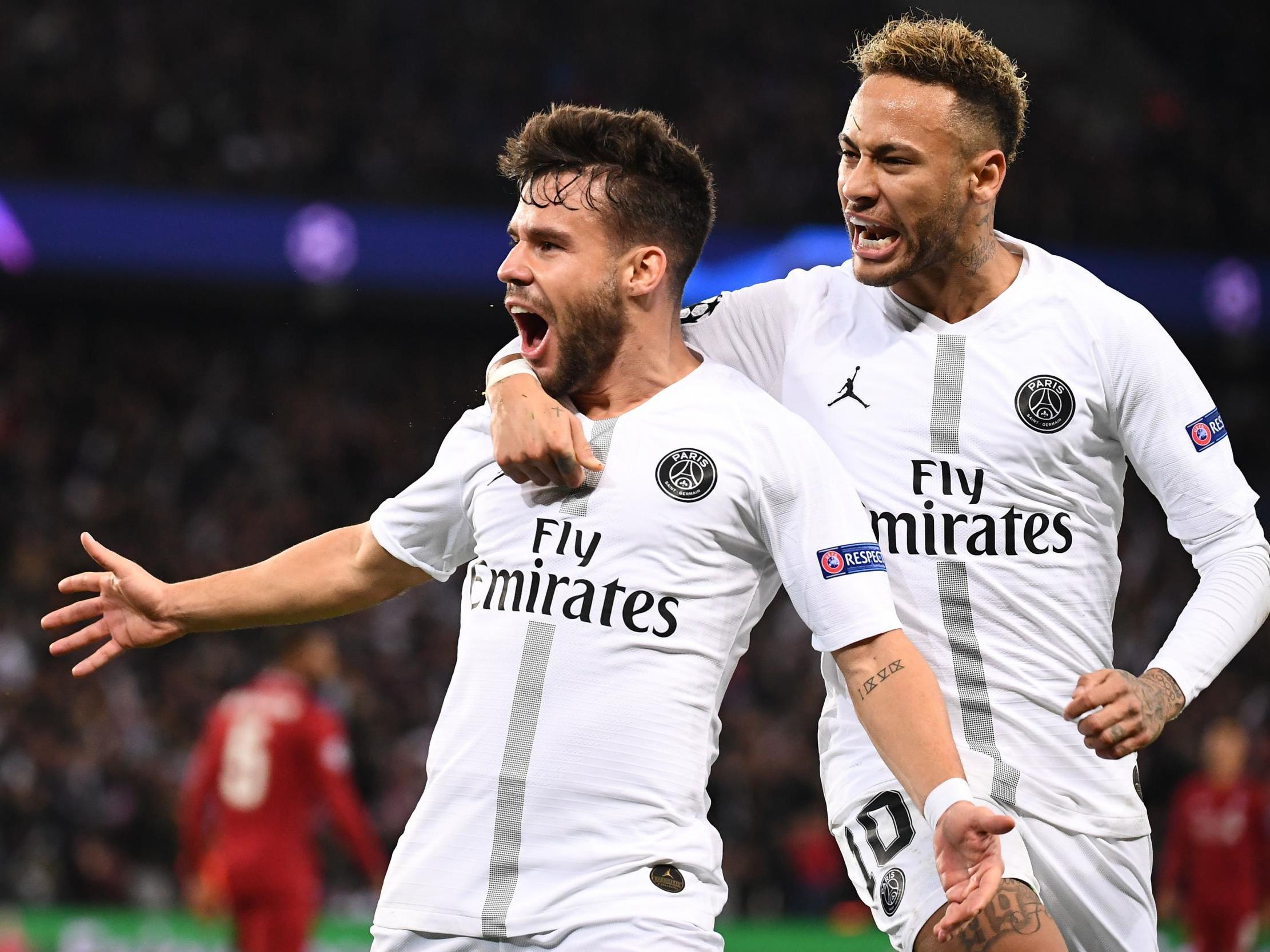 Juan Bernat put PSG ahead