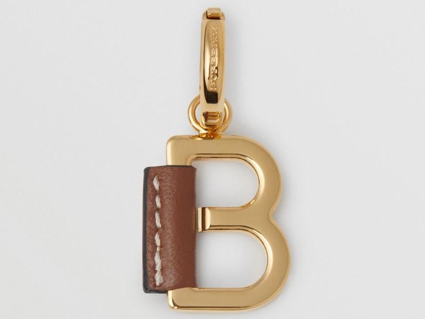 Leather-Wrapped Alphabet Charm, £90, Burberry