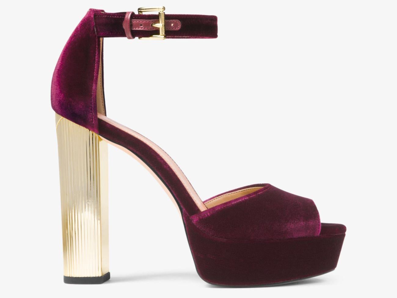 Paloma Velvet Platform Sandal, £160, Michael Kors