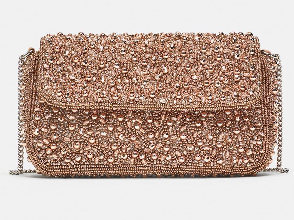 Beaded Crossbody Bag, £29.99, Zara