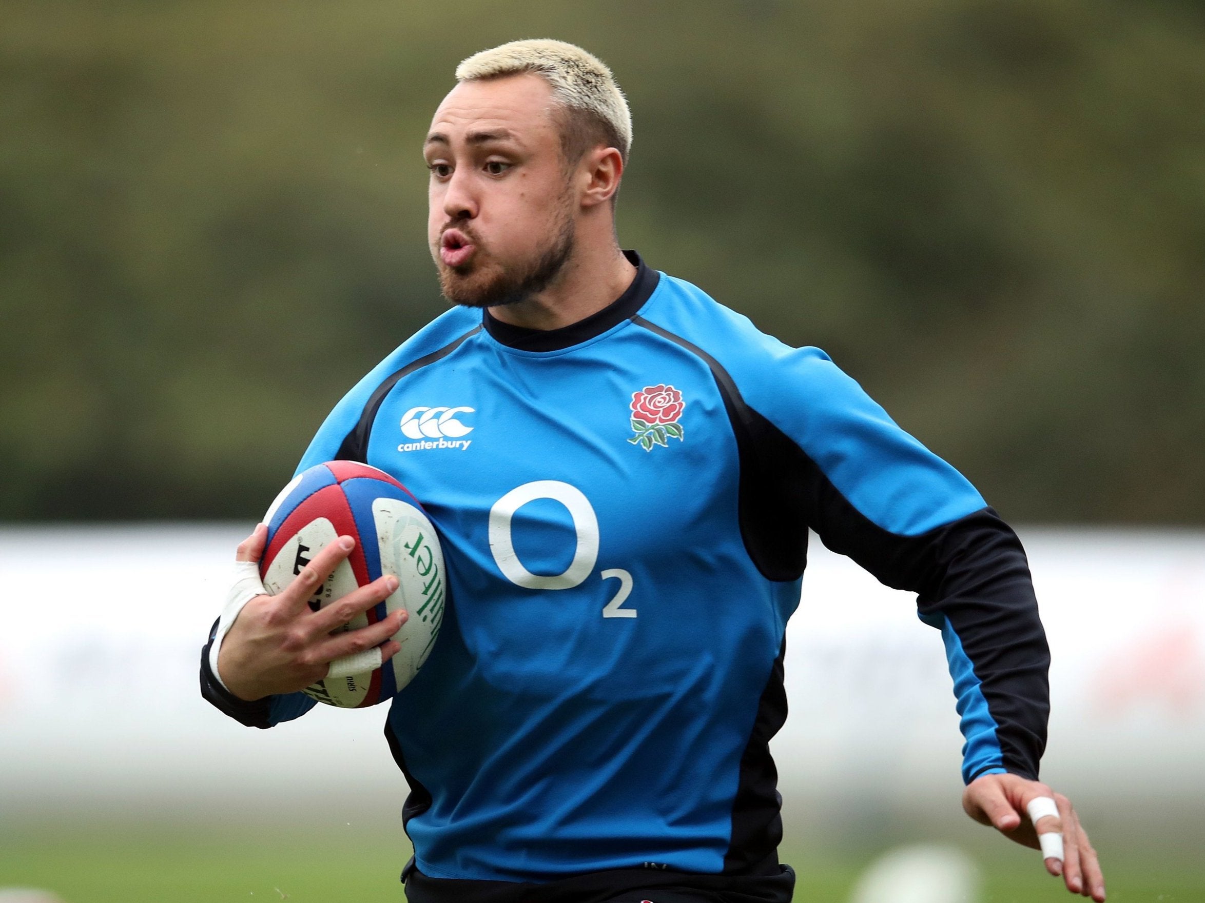 Jack Nowell suffered a hamstring injury in England training that will sideline him for two months