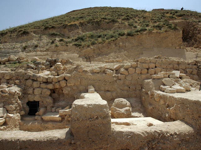 The ring was found in Herodion near the West Bank town of Bethlehem near the tomb site of Herod the Great
