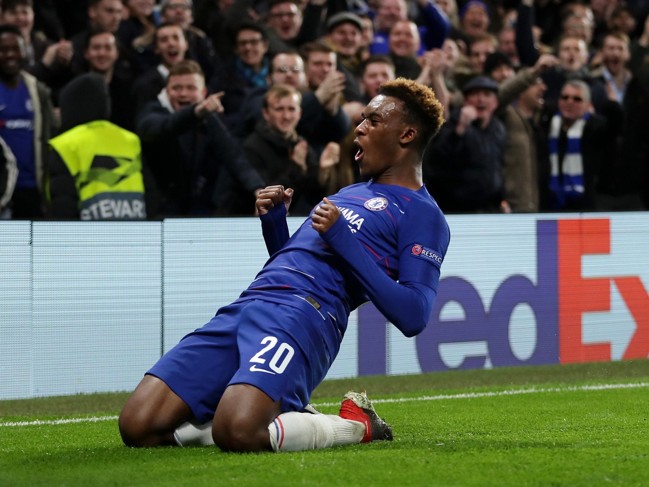 Callum Hudson-Odoi will miss the match at Selhurst Park after suffering a hamstring injury