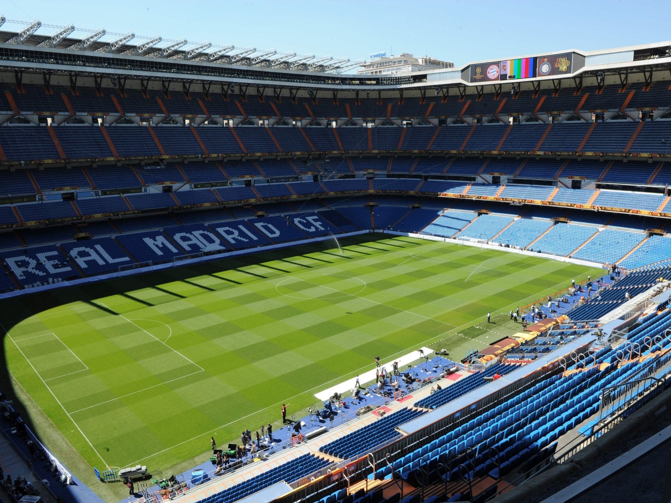 The final will now be held at the Bernabeu (AFP/Getty Images)